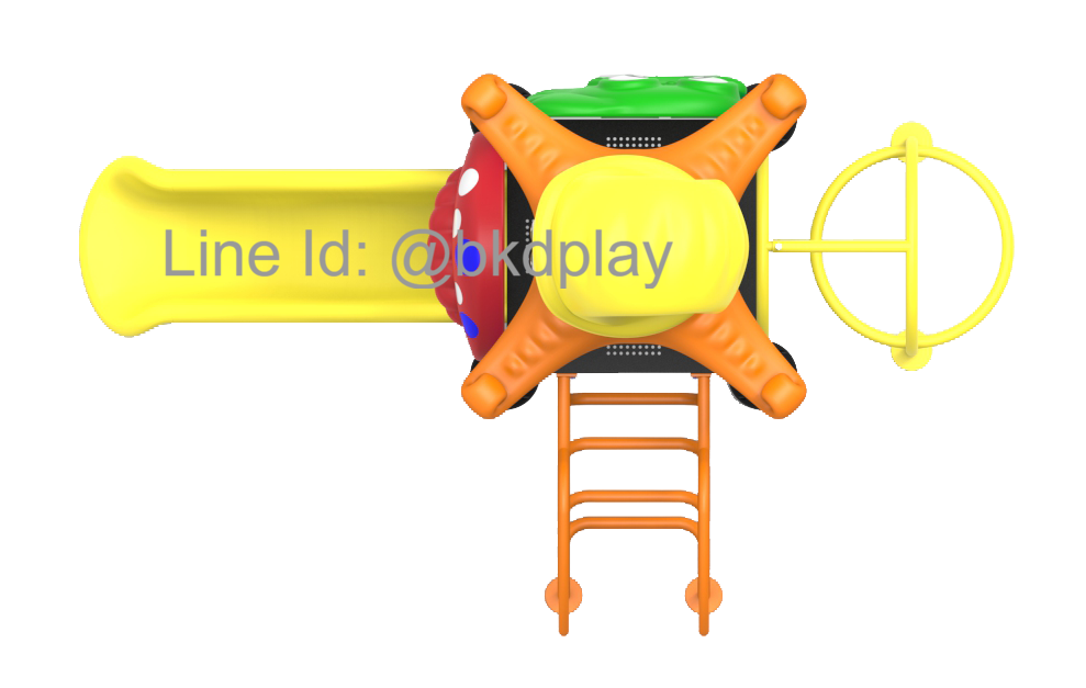 ชุดหอปลาหมึก-ปี นป่ ายอนุบาล-7 เครื่องเล่นสนาม กลางแจ้ง เหล็ก, สไลเดอร์,ของเล่นของเล่น สั่งทำ 10-20 วัน ขนาด 180 x 280 x 250 ซม.