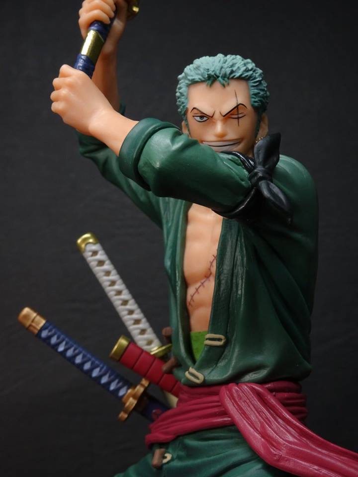 Zoro ของแท้ JP แมวทอง - Swordsmen Banpresto [โมเดลวันพีช]