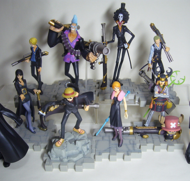 Straw Hat Pirates Strong World Set ของแท้ JP แมวทอง - Ichiban Kuji Banpresto [โมเดลวันพีช] (9 ตัว)