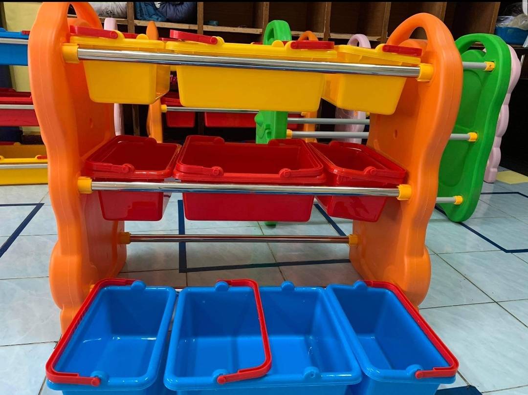 ชั้นวางของเด็ก,ชั้นเก็บตุ๊กตา 3 ชั้น 9 ช่อง,ชั้นวางอเนกประสงค์,ชั้นพลาสติก,เฟอร์นิเจอร์เด็ก,พร้อมส่ง, คิดค่าส่งตามจริง, ขนาด 40x86x74 ซม.