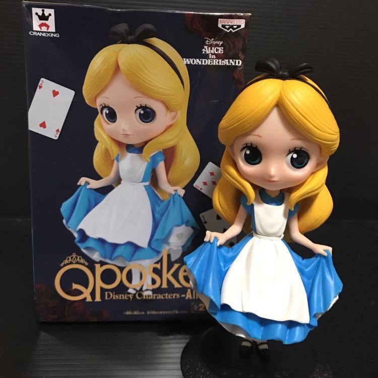 Alice - Normal Color ของแท้ JP - Q Posket Banpresto [โมเดล Disney]