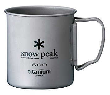 SnowPeak Titanium Single Cup 600 MG-044R