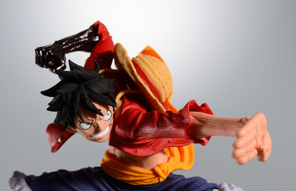 Luffy ของแท้ JP แมวทอง - Scultures Banpresto [โมเดลวันพีช]