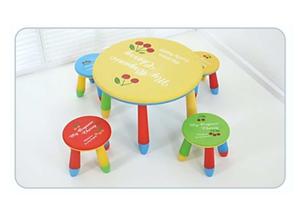 ชุดโต๊ะกลมกิจกรรมหลากสี SET 2 พร้อมเก้าอี้ 4 ที่นั่ง โต๊ะเก้าอี้นักเรียน, โต๊ะเด็ก, เก้าอี้เด็ก, อนุบาล-ประถม โต๊ะ กิจกรรม โต๊ะพลาสติกขาเหล็ก,โต๊ะเขียนหนังสือเด็ก สั่งนำเข้า