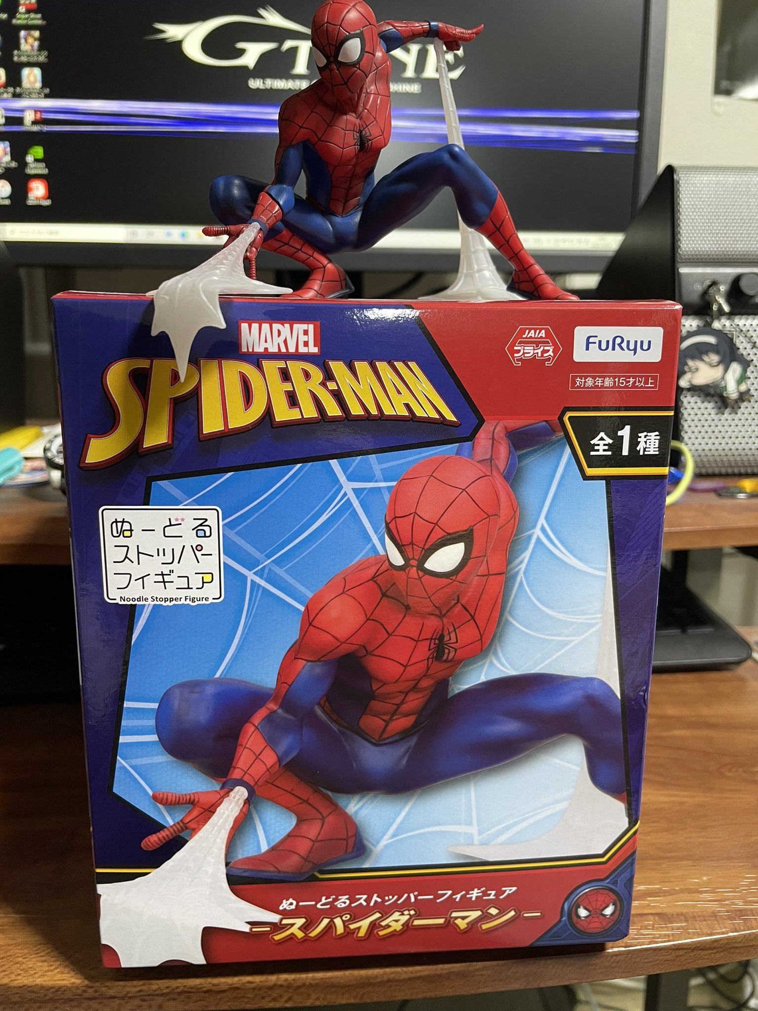 Spider Man ของแท้ JP - Furyu [โมเดล Marvel]