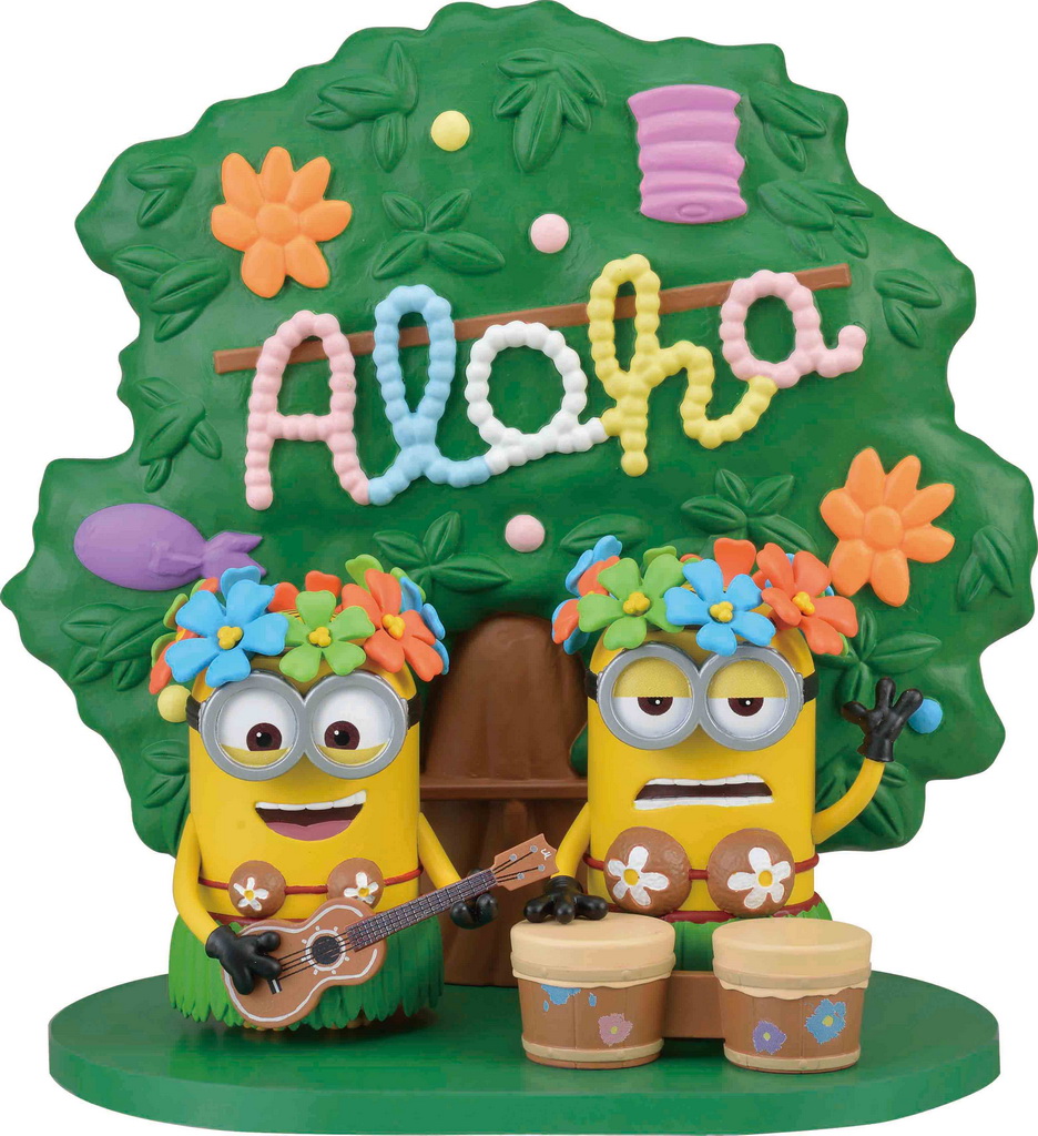 Minion Aloha Set ของแท้ JP - Sega [โมเดลมินเนี่ยน] (2 ตัว)