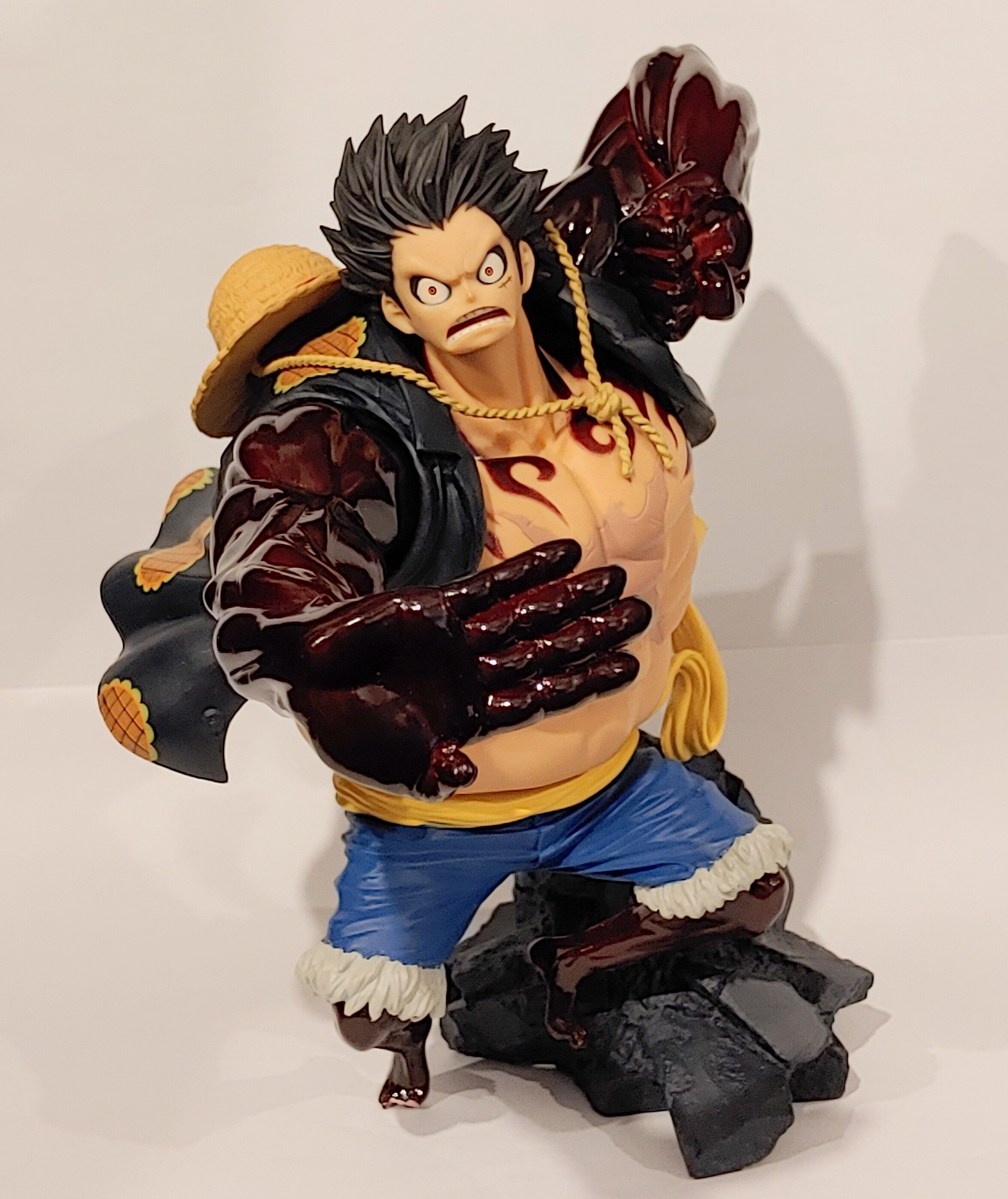 Luffy Gear 4 ของแท้ JP แมวทอง - Scultures Banpresto [โมเดลวันพีช]
