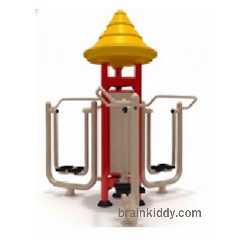 เครื่องออกกำลังกาย กลางแจ้ง ชุดเดิน ลมอากาศ 3 คน ลานกีฬา อเนกประสงค์ สนามกีฬา ขนาด 200x210x250 เซนติเมตร