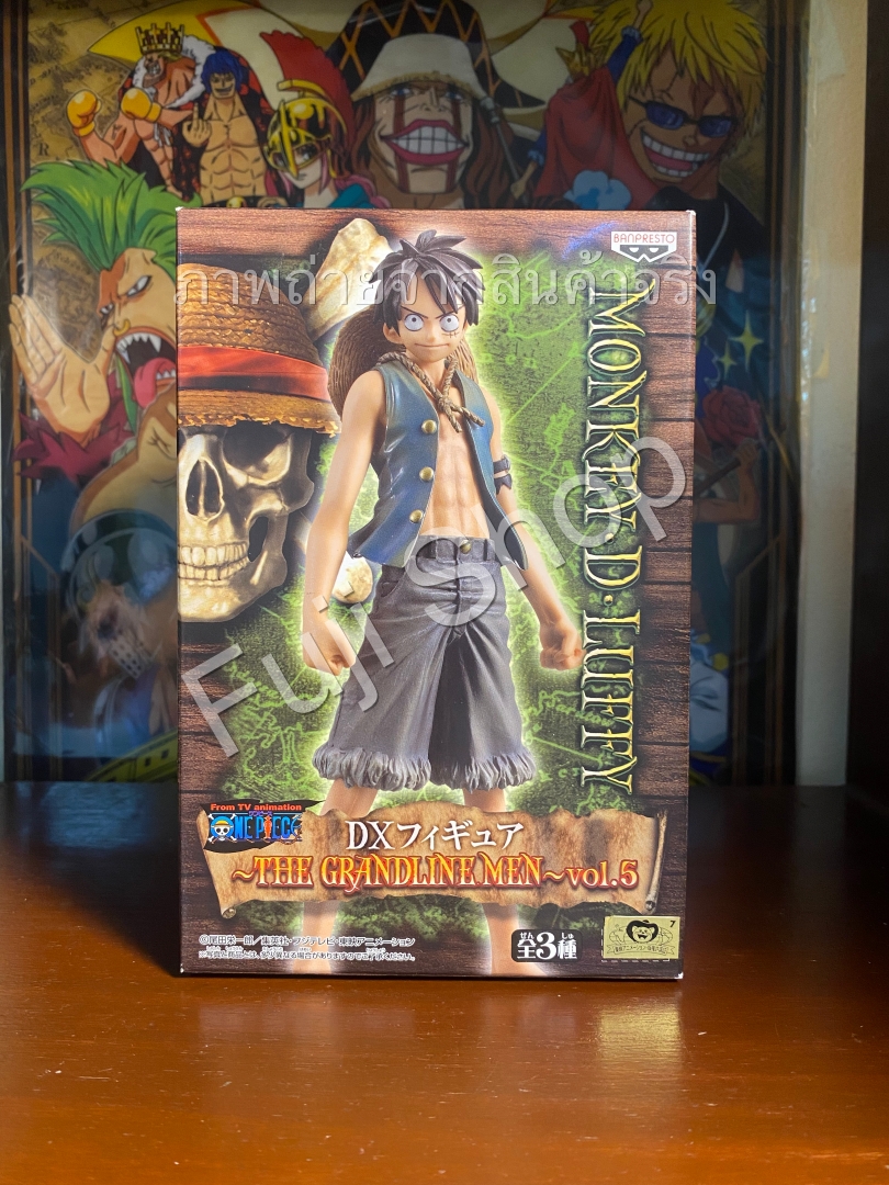 Luffy ของแท้ JP แมวทอง - Grandline Men Banpresto [โมเดลวันพีช]