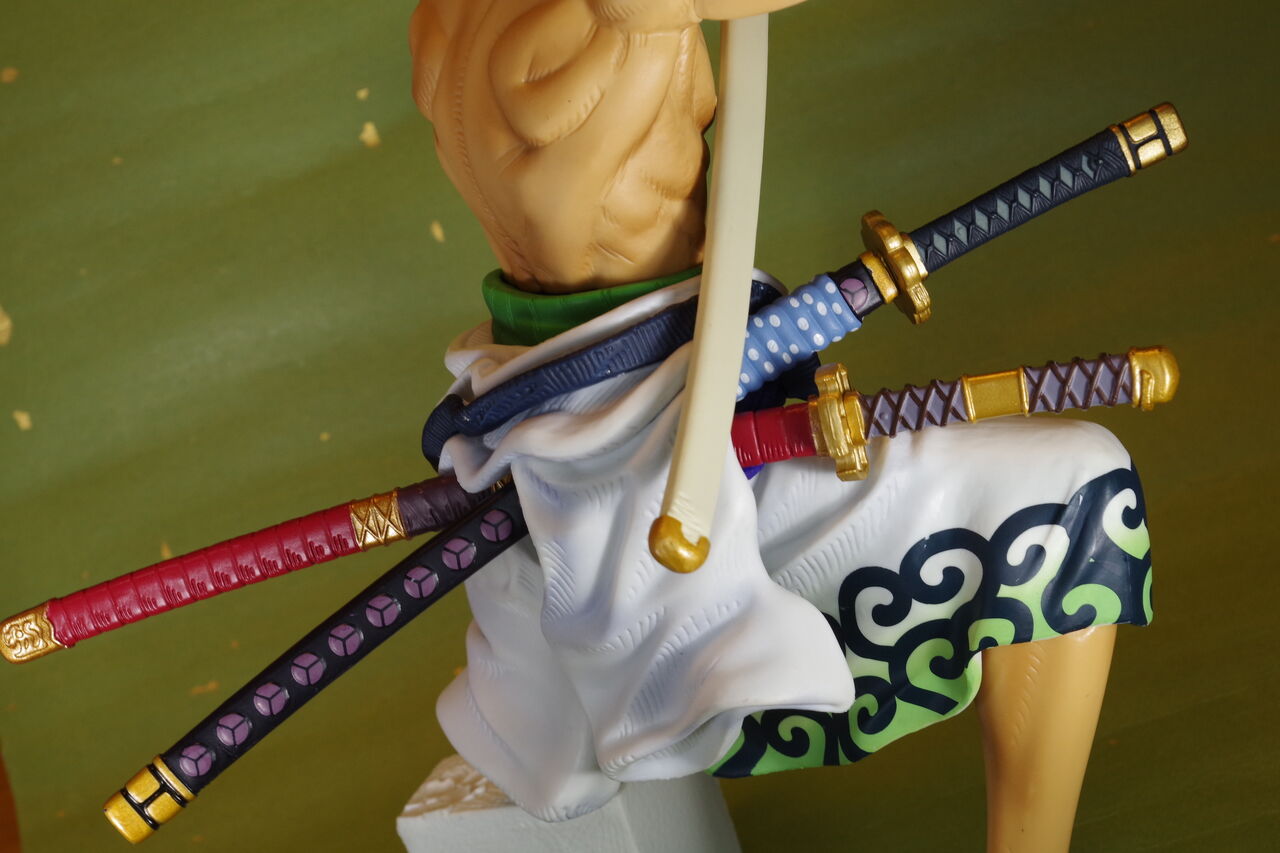 Zoro Wano (The Brush) ของแท้ JP แมวทอง - Super Master Stars Piece Banpresto [โมเดลวันพีช]