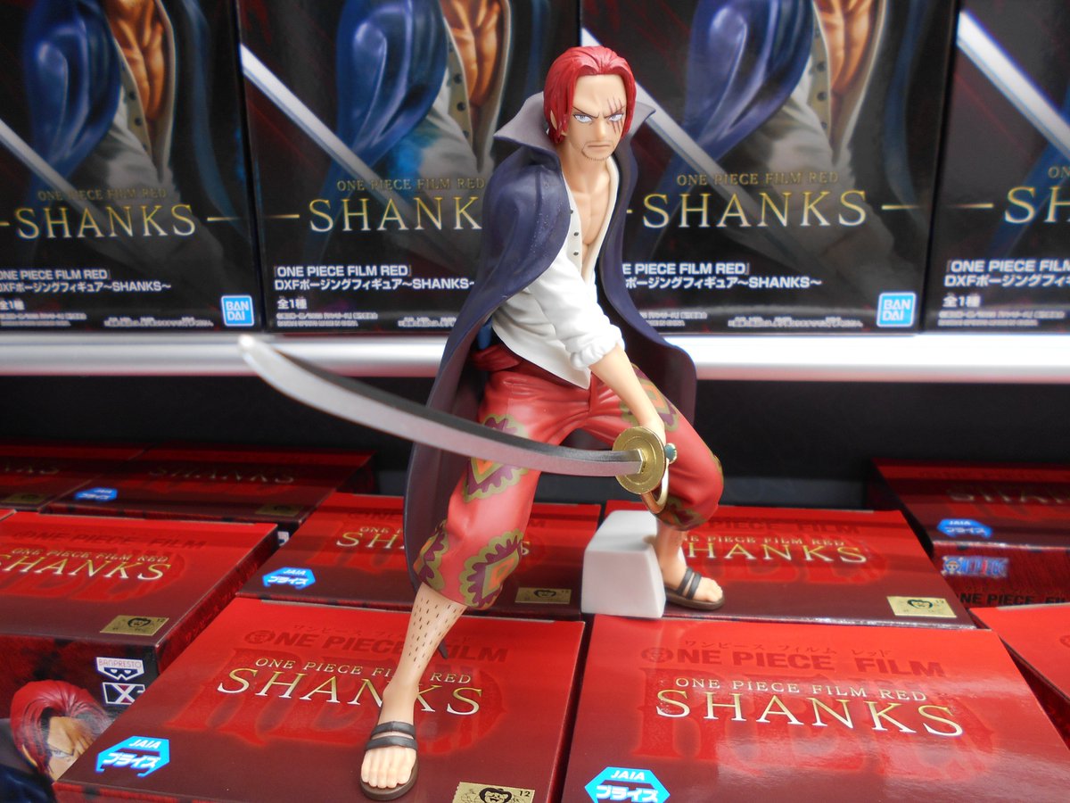 Shanks Film Red ของแท้ JP แมวทอง - DXF Banpresto [โมเดลวันพีช]