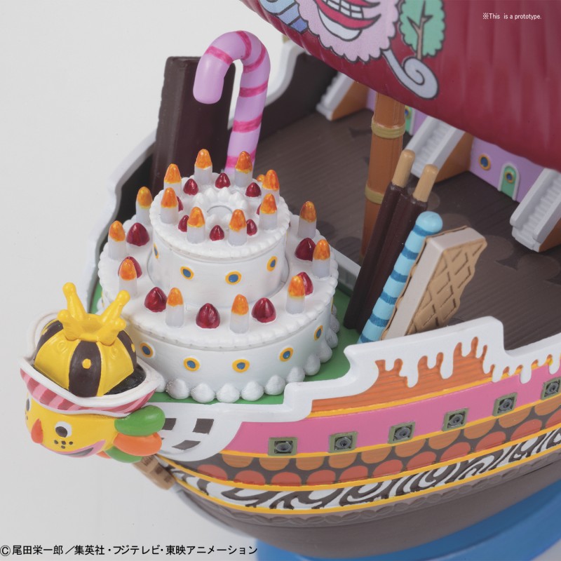 Queen Mama Chanter (แบบประกอบ) ของแท้ JP แมวทอง - Grand Ship Collection Bandai [โมเดลเรือวันพีช]