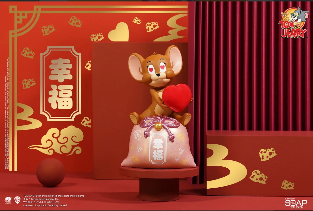 Tom and Jerry Jerry Wishes You Happy Omamori