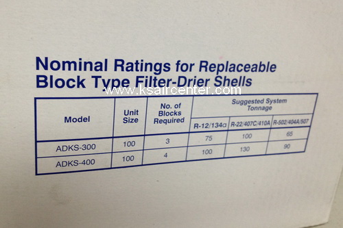 ไส้กรองไดเออร์แอร์ EMERSON รุ่น H-100 (รหัสสินค้า 081006)