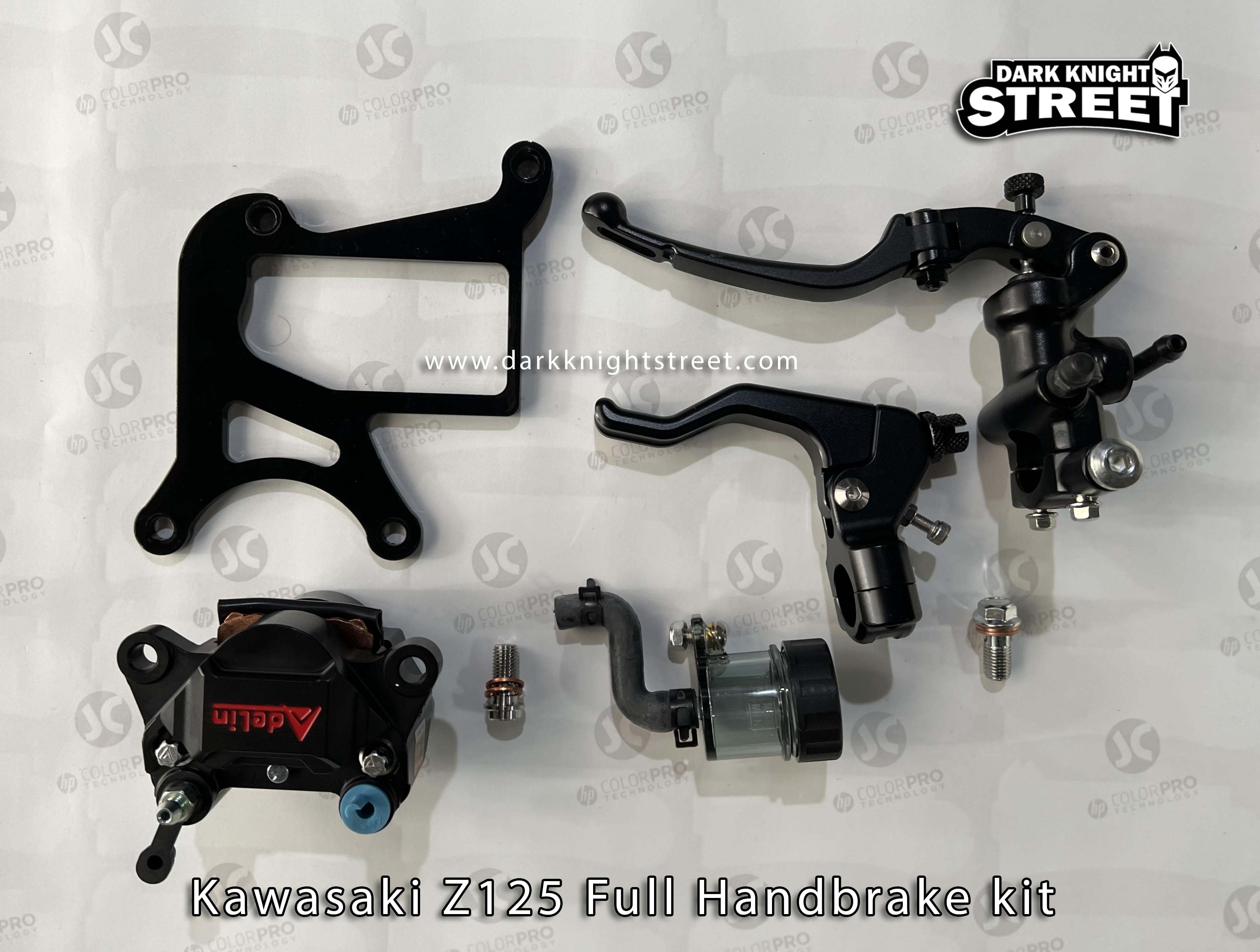 NEW Kawasaki Z125 Handbrake kit (Steel bracket