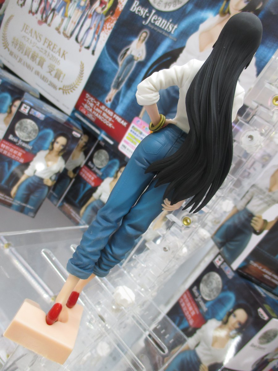 Boa Hancock ของแท้ JP แมวทอง - Jeans Freak The Last World Banpresto [โมเดลวันพีช]