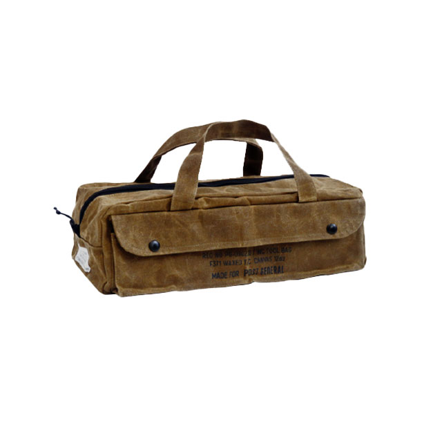Post General Waxed Canvas Tool Bag Boxy