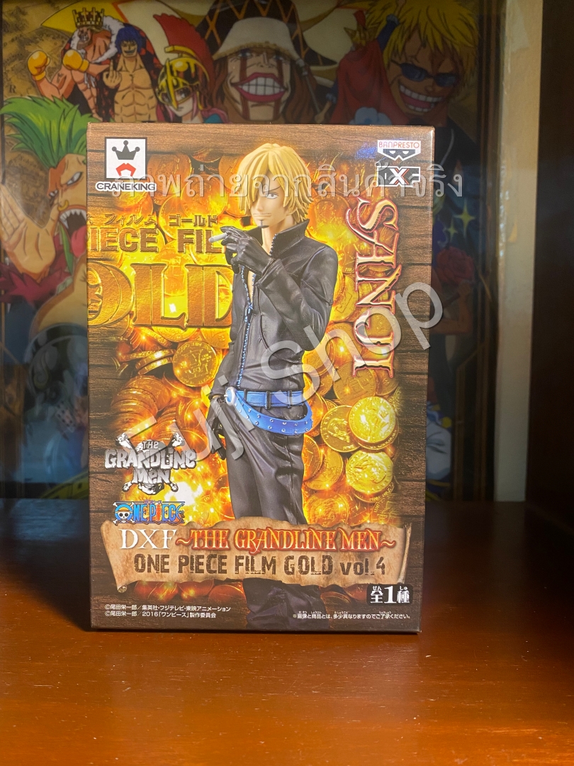 Sanji Film Gold ของแท้ JP แมวทอง - Grandline Men Banpresto [โมเดลวันพีช]