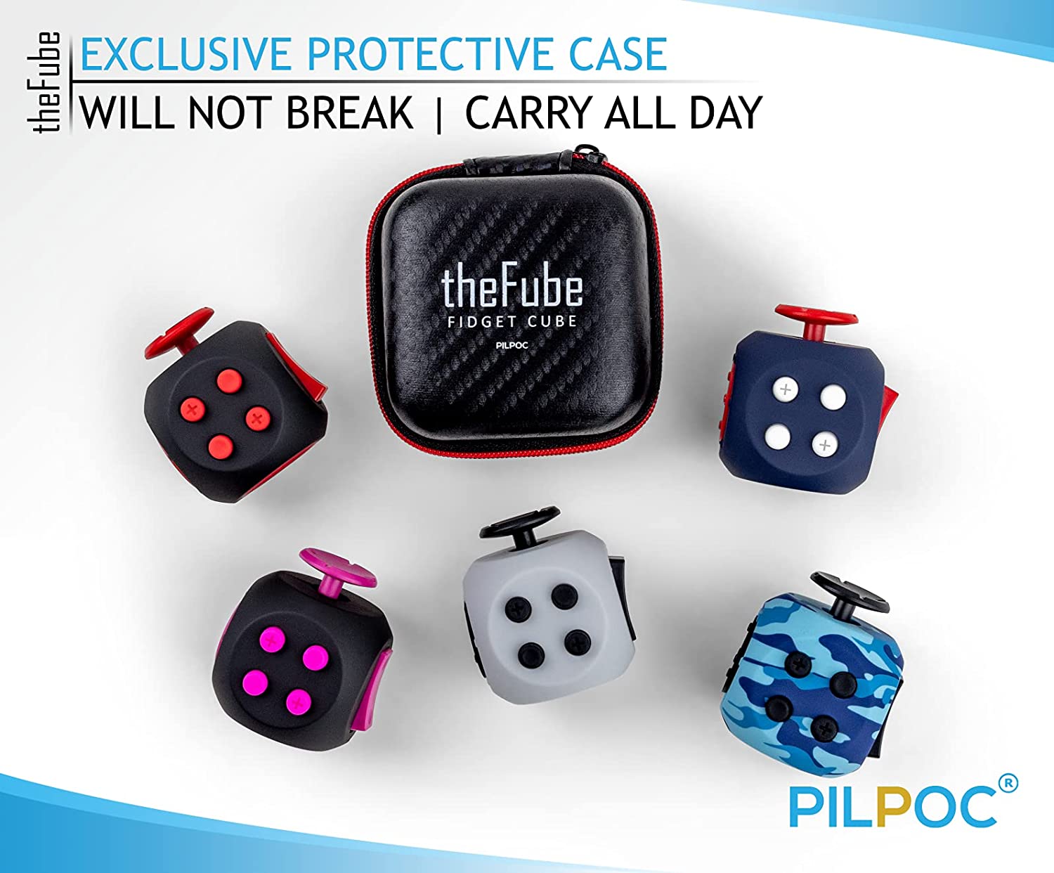 Fidget Cube ของแท้ USA - PILPOC [ สินค้าพร้อมส่ง ]