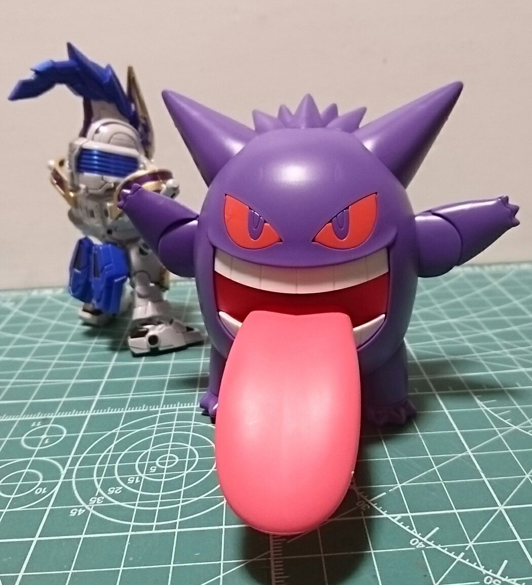 Gengar (แบบประกอบ) ของแท้ JP - Pokemon Plamo Bandai [โมเดลโปเกมอน]
