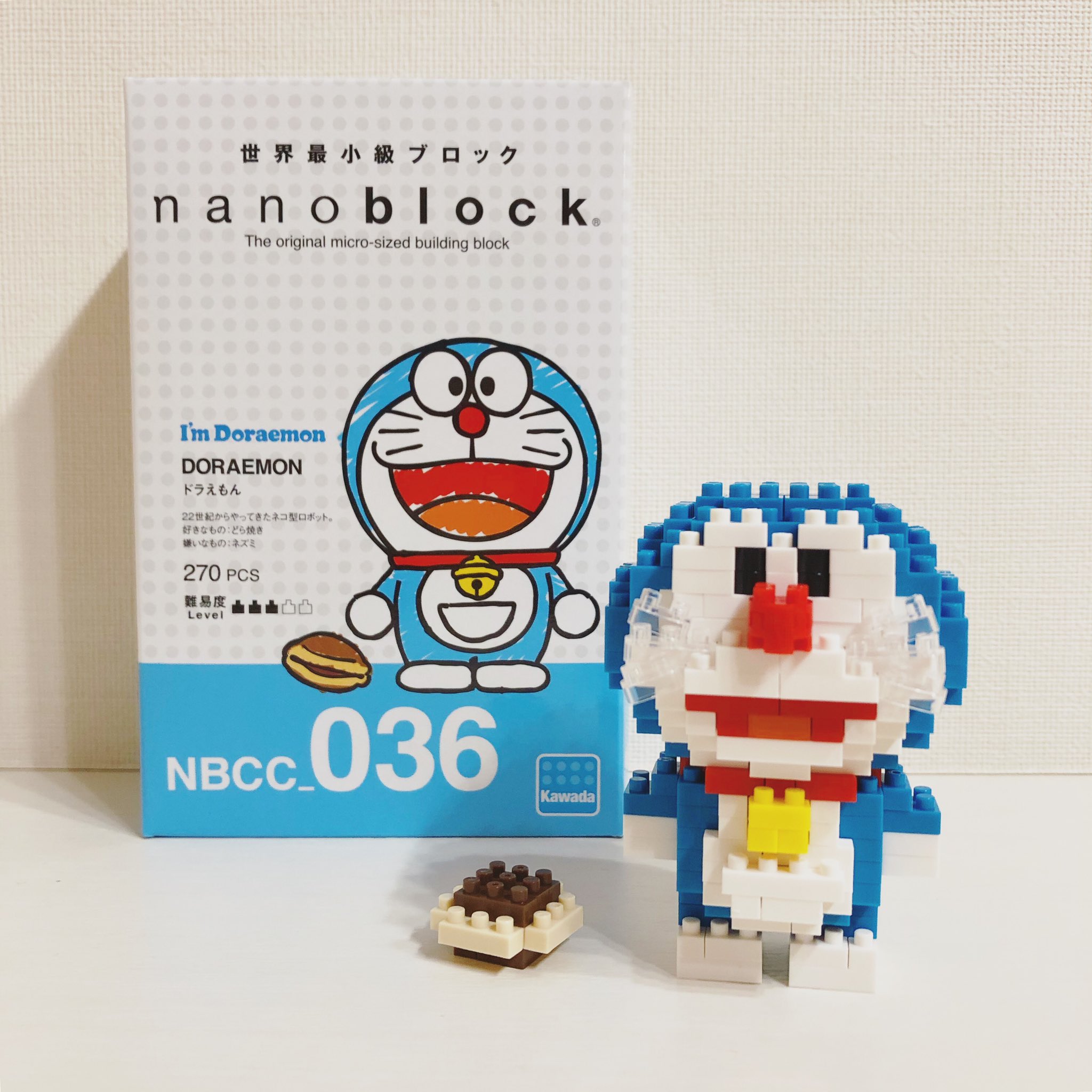 Doraemon (แบบประกอบ) ของแท้ JP - Nanoblock Kawada [เลโก้ Doraemon]