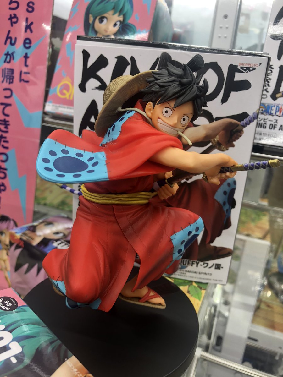 Luffy Wano ของแท้ JP แมวทอง - King of Artist Banpresto [โมเดลวันพีช]