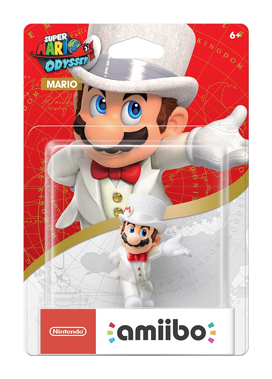 Mario Odyssey ของแท้ JP - Amiibo Nintendo [โมเดลมาริโอ้]