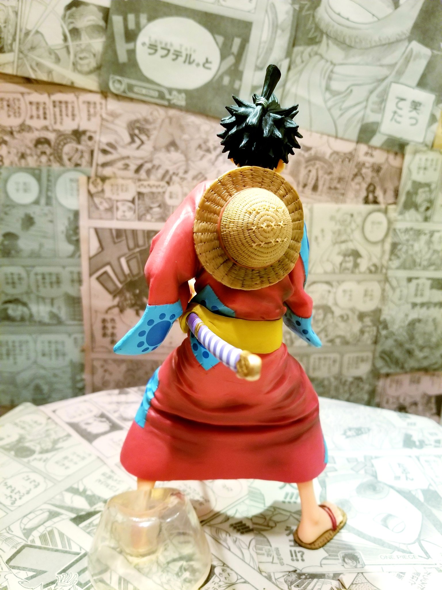 Luffy Wano ของแท้ JP แมวทอง - Ichiban Kuji Banpresto [โมเดลวันพีช]
