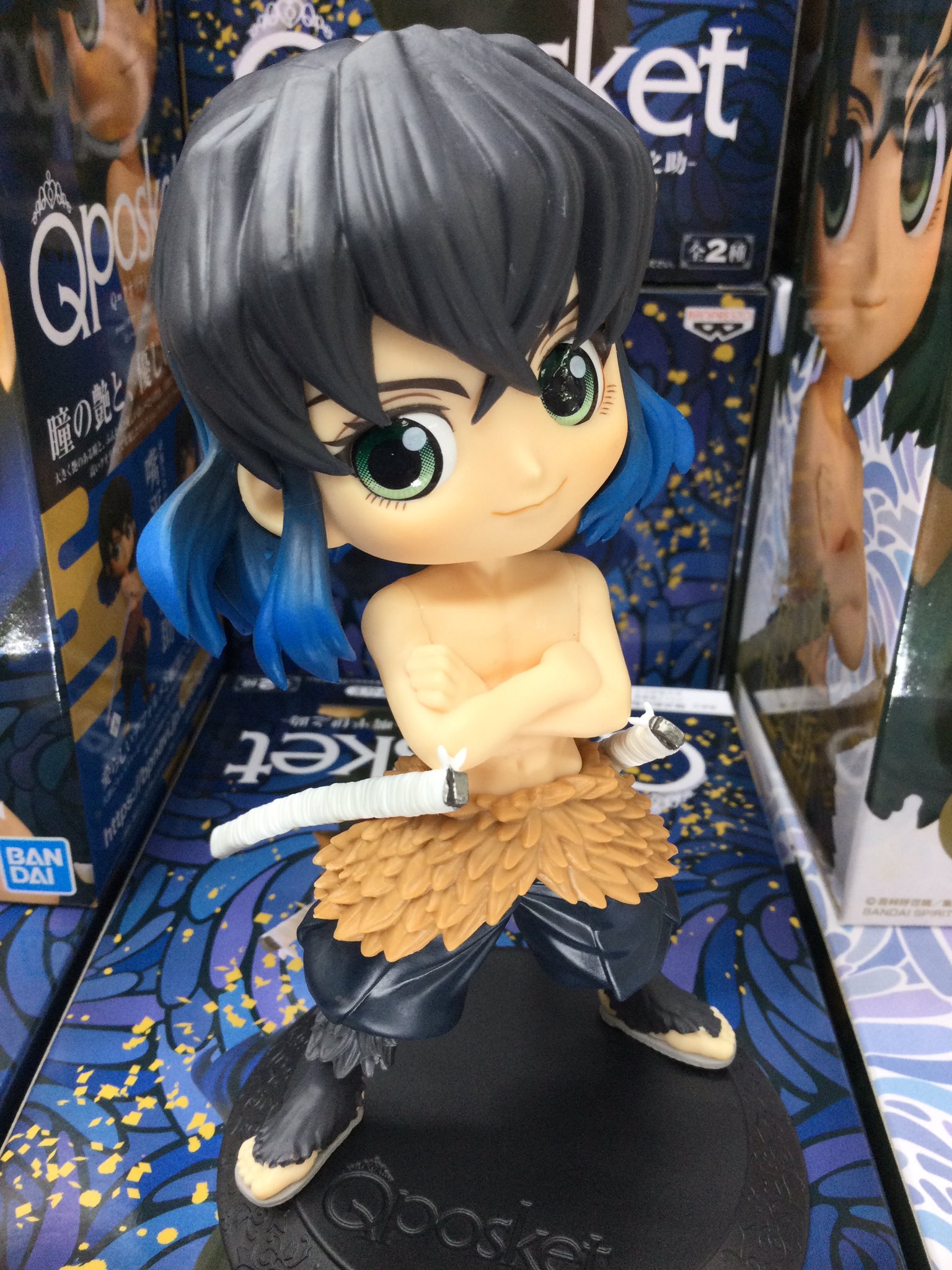Inosuke ของแท้ JP - Q Posket Banpresto [โมเดล Demon Slayer]