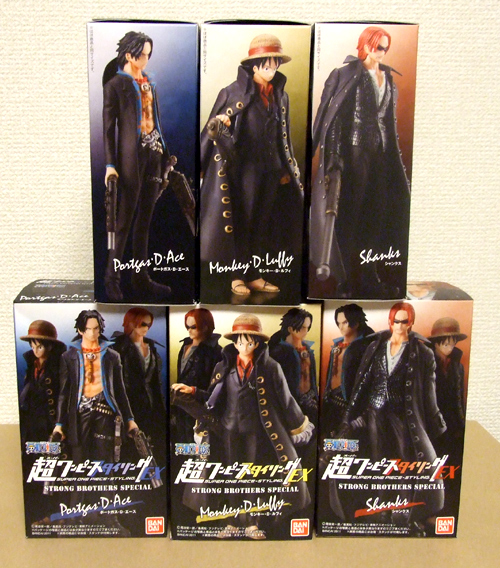 Strong World Set ของแท้ JP แมวทอง - Super Styling Bandai [โมเดลวันพีช] (3 ตัว)