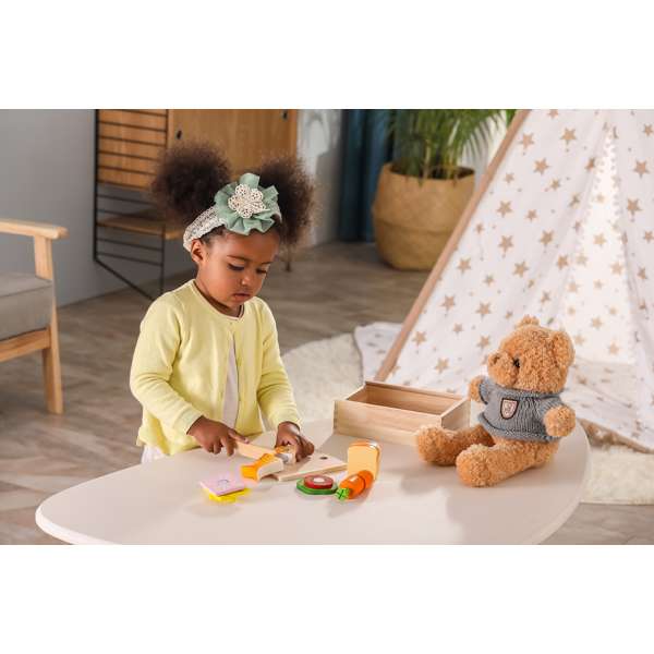 ชุดฝึกหั่นอาหารกลางวันหลากสี สื่อการสอนอนุบาล,ปฐมวัย,ของเล่นเสริมพัฒนาการ, ของเล่นเสริมทักษะ