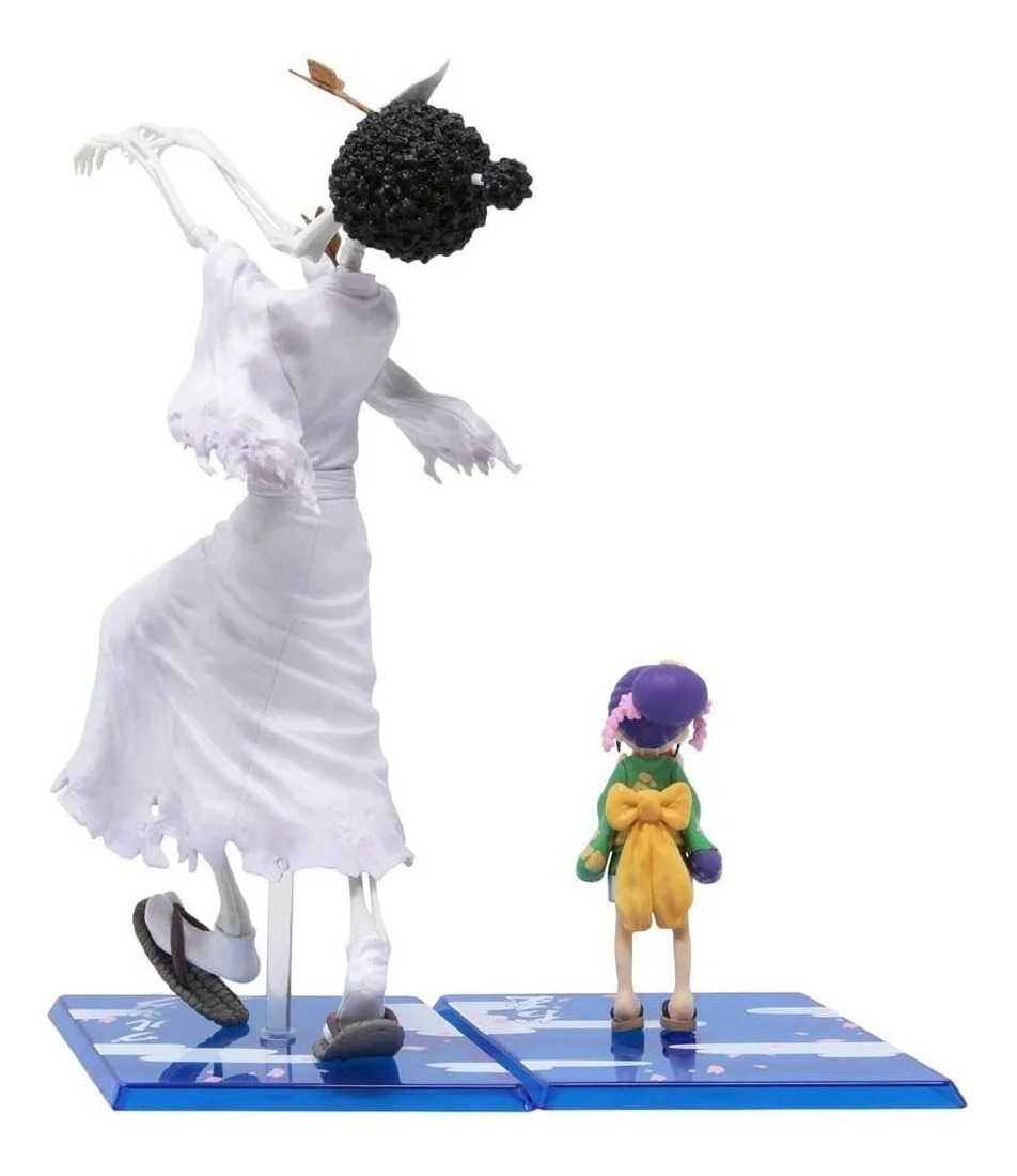Brook Wano & Tama ของแท้ JP แมวทอง - Figuarts Zero Bandai [โมเดลวันพีช] (2 ตัว)