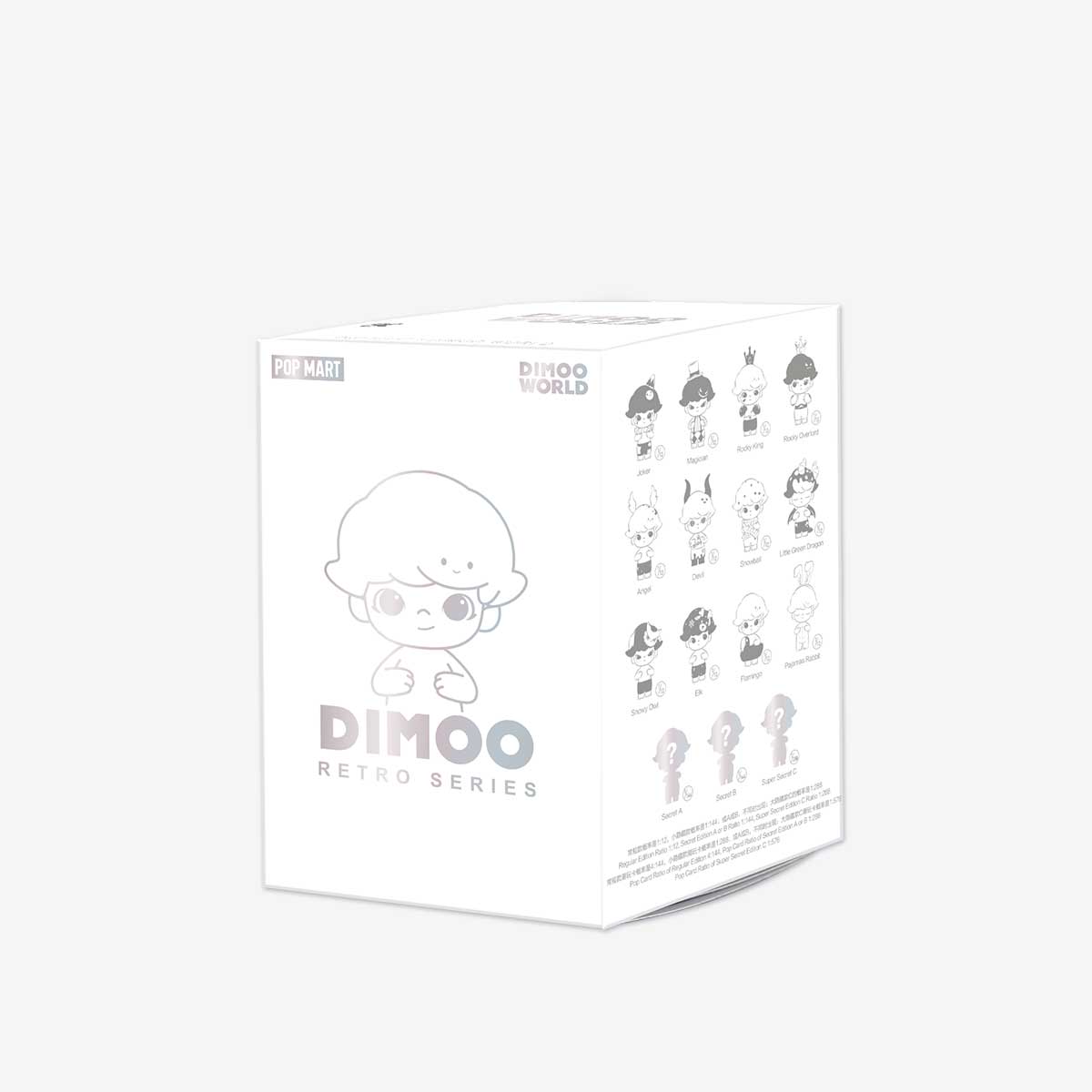 Dimoo Retro Series - 100% - ของแท้ - Pop Mart [โมเดลดิมู่] (สินค้าพร้อมส่ง)