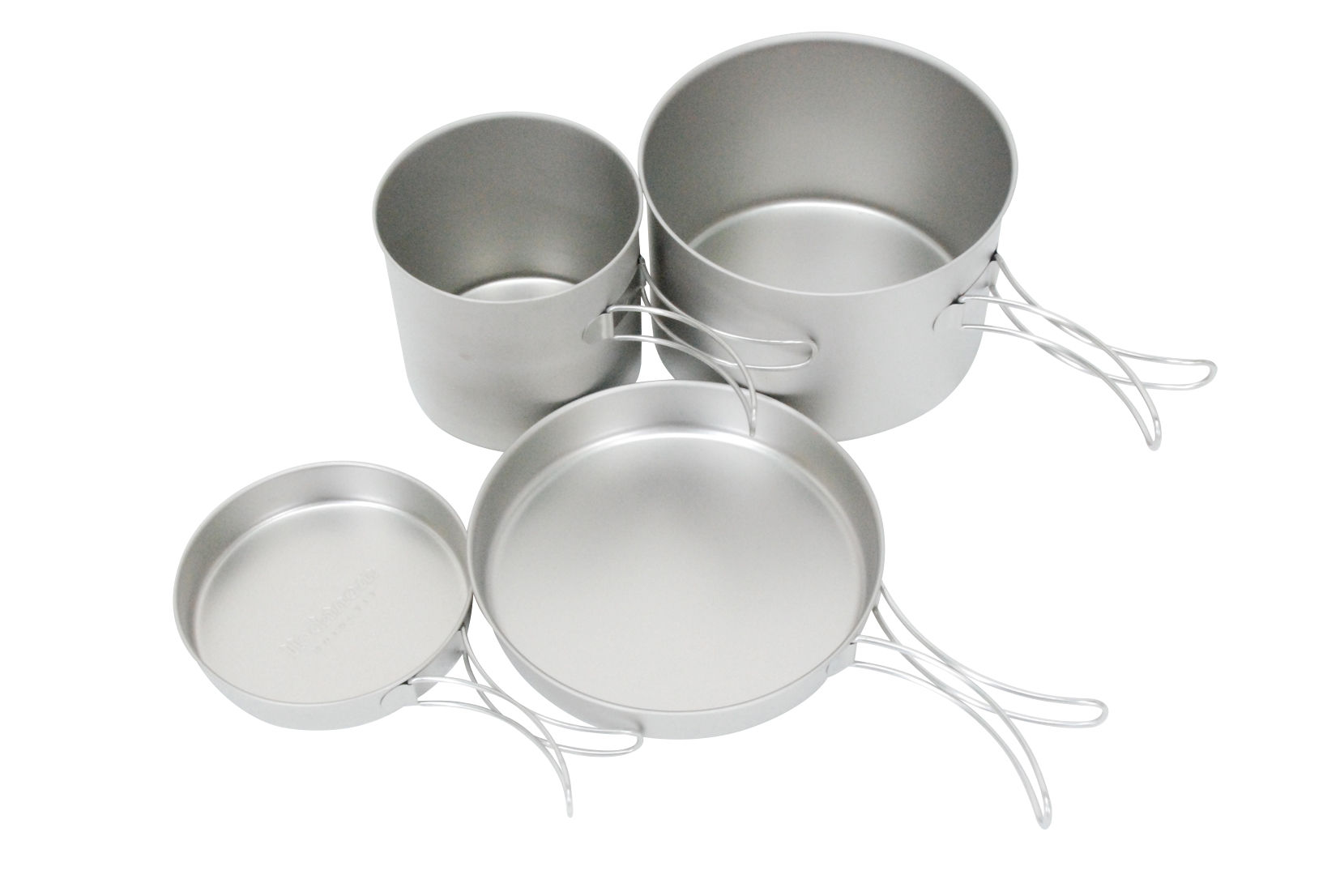 Titanium Cooker Deep 4-Piece Set (with case) หม้อไทเทเนียม