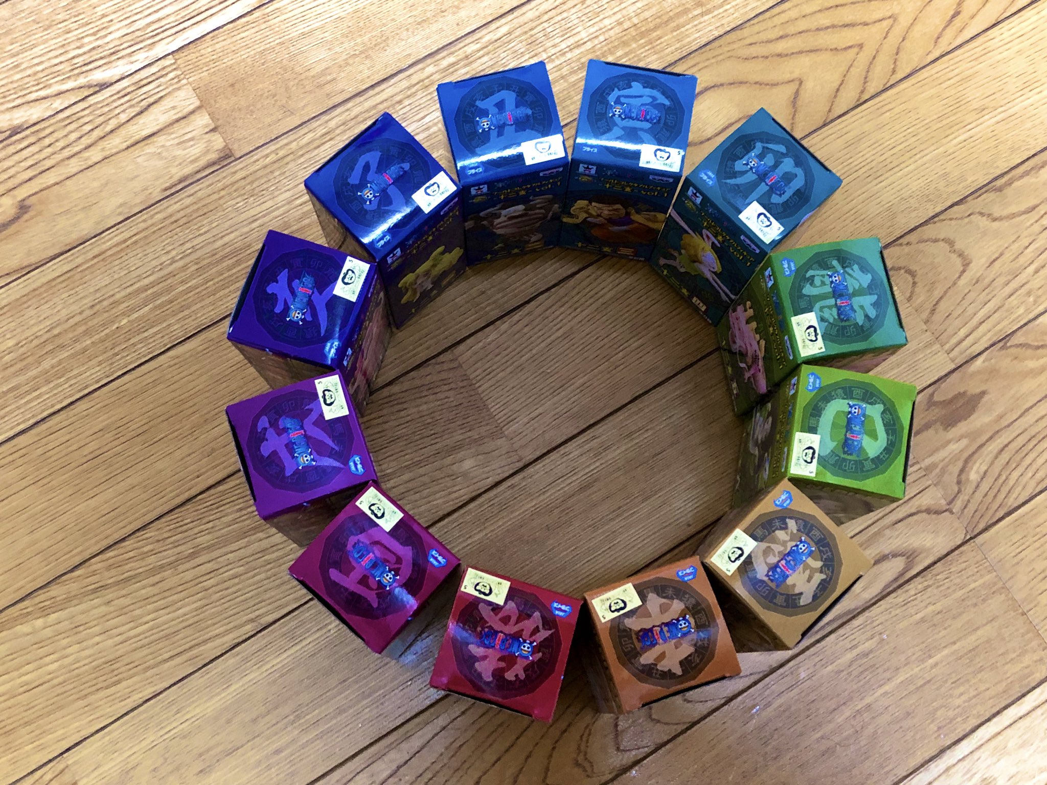 Zodiac Set ของแท้ JP แมวทอง - WCF Banpresto [โมเดลวันพีช] (12 ตัว)