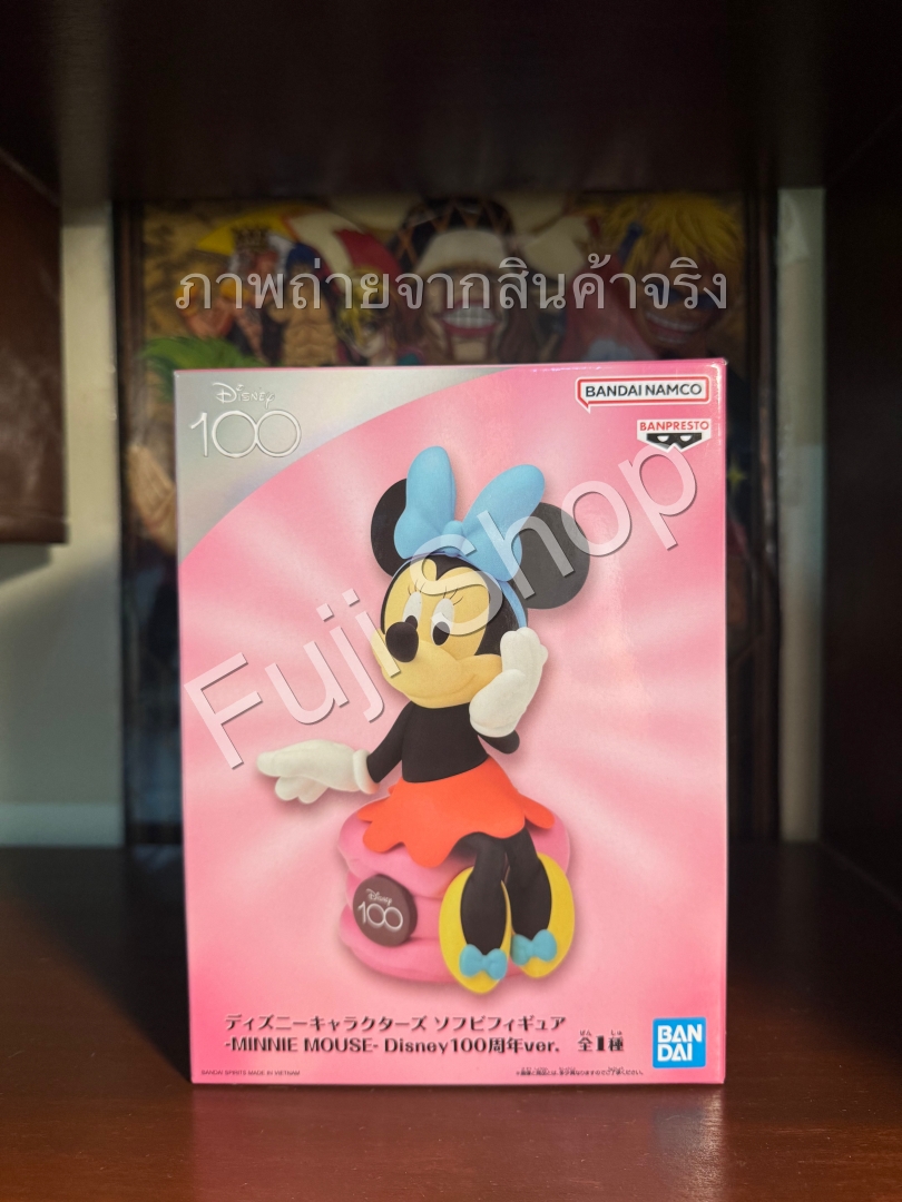Minnie Mouse 100th ของแท้ JP - Sofvifigure Banpresto [โมเดล Disney]