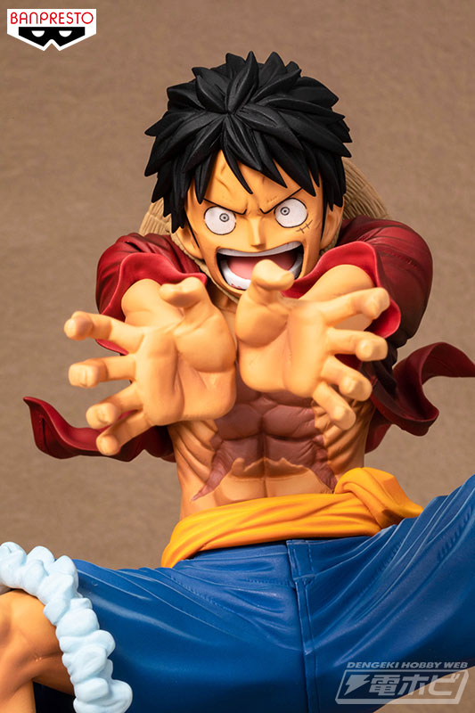 Luffy ของแท้ JP แมวทอง - Maximatic Banpresto [โมเดลวันพีช]