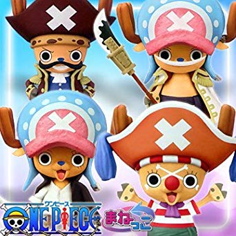 Great Captain Set ของแท้ JP แมวทอง - Pirate Aim Banpresto [โมเดลวันพีช] (4 ตัว)