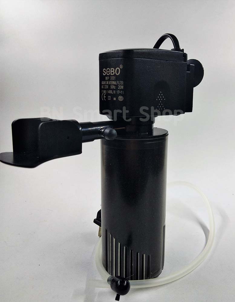 ปั้มน้ำพร้อมกระบอกกรองในตัว SOBO WP-3001 ถอดทำความสะอาดได้ เหมาะกับตู้ขนาด 30-36 นิ้ว