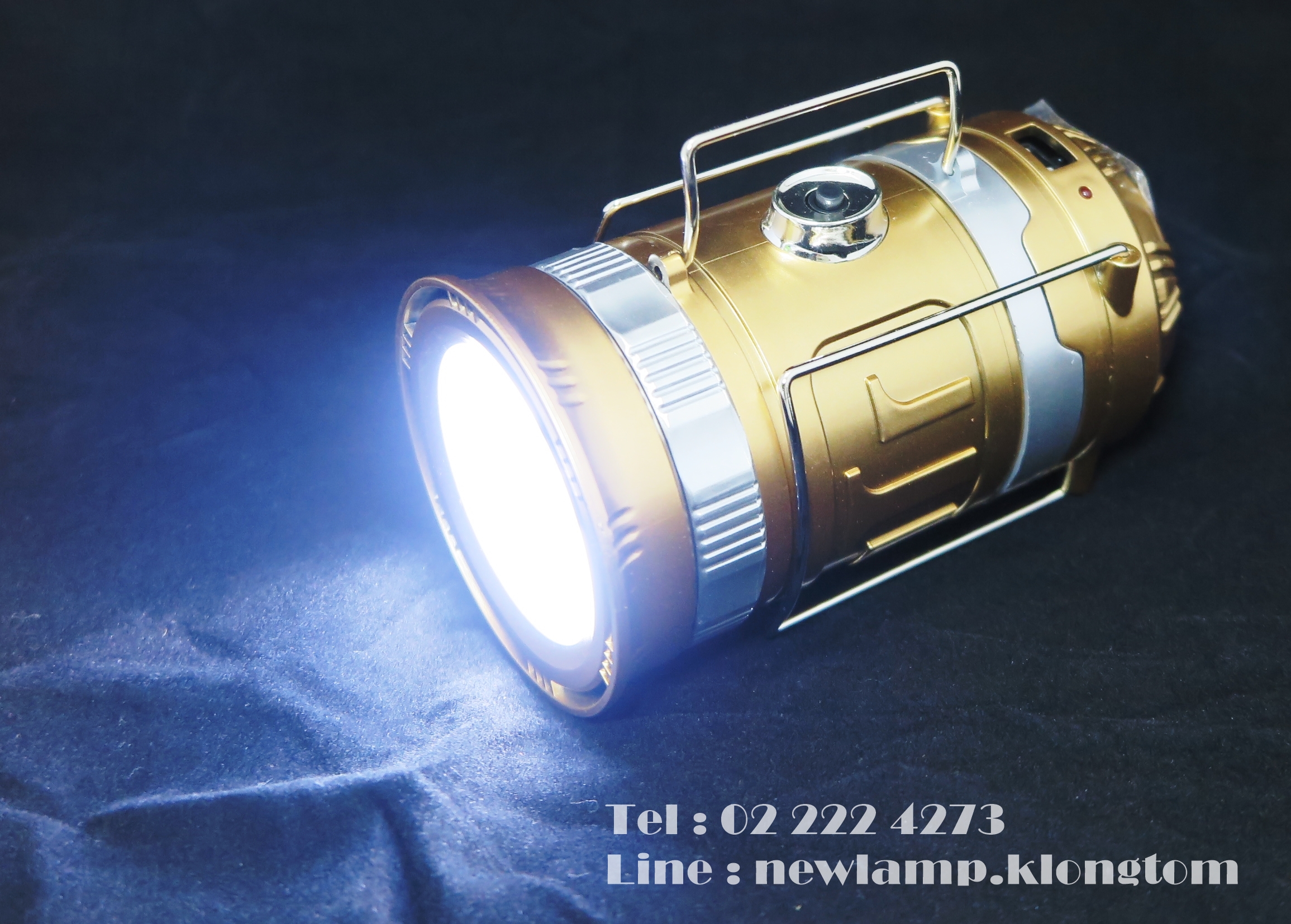 Solar zoom camping lamp ตะเกียงแอลอีดี