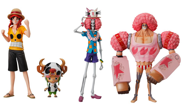 Straw Hat Pirates Film Z Set ของแท้ JP แมวทอง - Super Styling Bandai [โมเดลวันพีช] (9 ตัว)