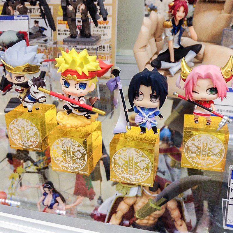 Naruto Team 7 Set ของแท้ JP - Petit Chara Land Megahouse [โมเดลนารูโตะ] (4 ตัว)