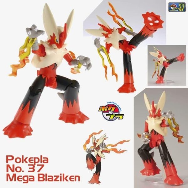 Mega Blaziken (แบบประกอบ) ของแท้ JP - Pokemon Plamo Bandai [โมเดลโปเกมอน]