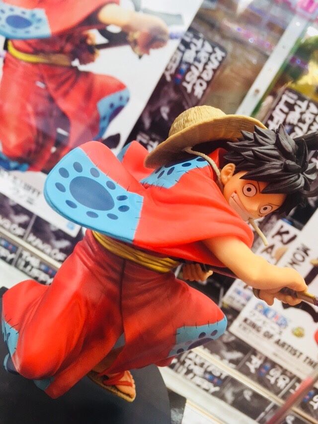 Luffy Wano ของแท้ JP แมวทอง - King of Artist Banpresto [โมเดลวันพีช]