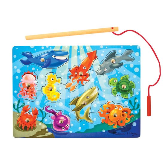 Fishing Magnetic Puzzle Game พัซเซิลแม่เหล็ก ตกปลา บอร์ดเกมแม่เหล็ก, ของเล่นเสริมพัฒนาการ, ของเล่นเด็ก,พร้อมส่ง