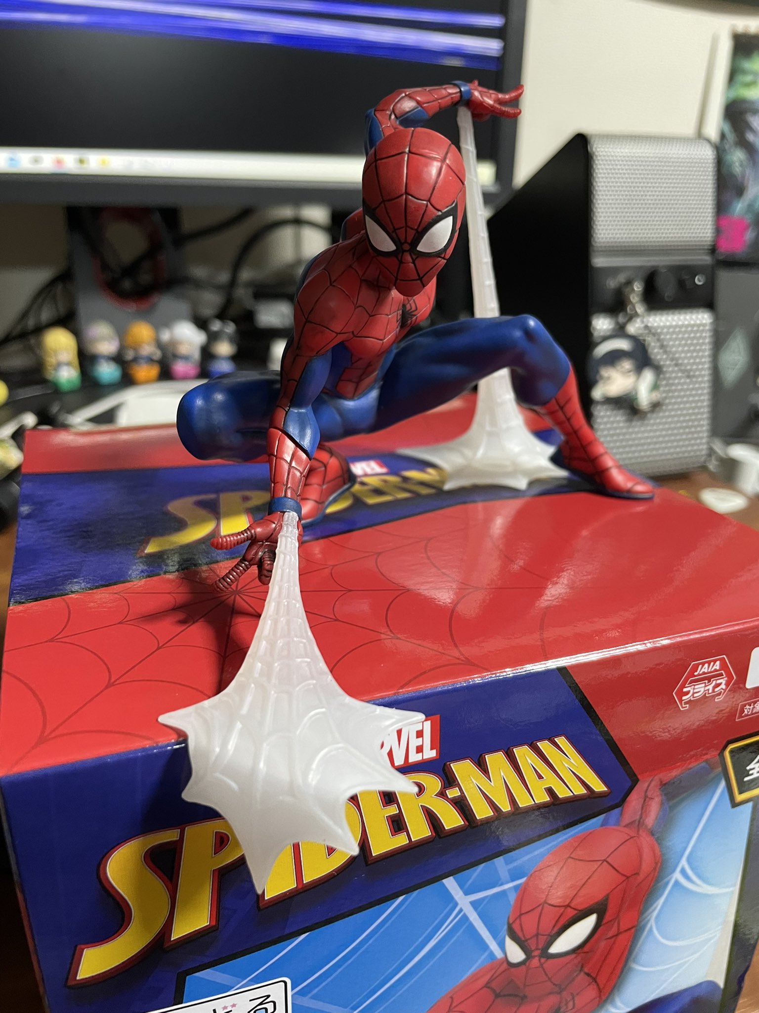 Spider Man ของแท้ JP - Furyu [โมเดล Marvel]