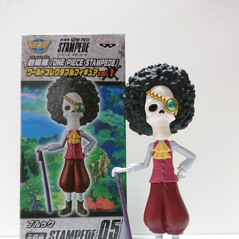 Brook Stampede ของแท้ JP แมวทอง - WCF Banpresto [โมเดลวันพีช]
