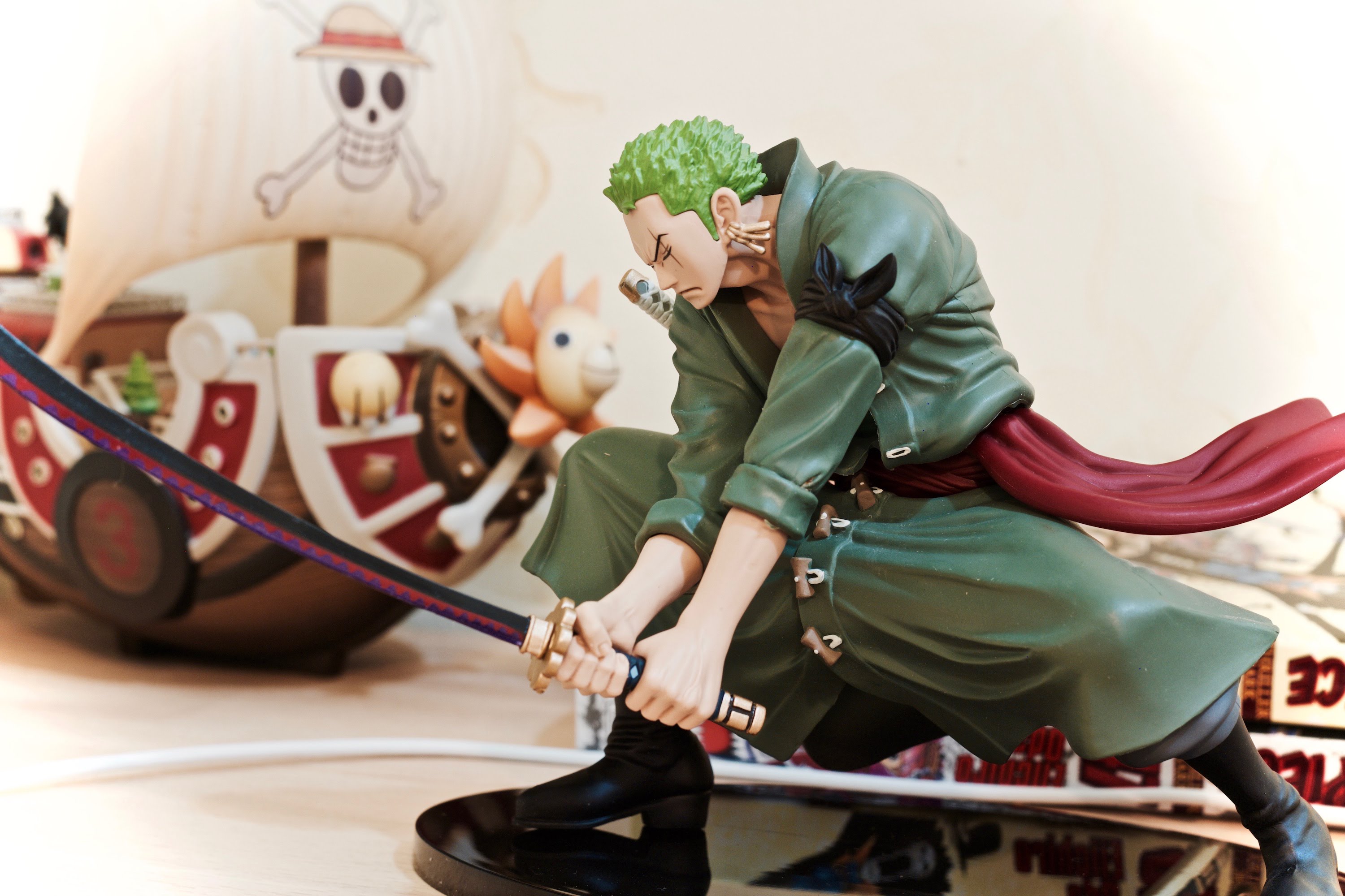 Zoro ของแท้ JP แมวทอง - Scultures Banpresto [โมเดลวันพีช]