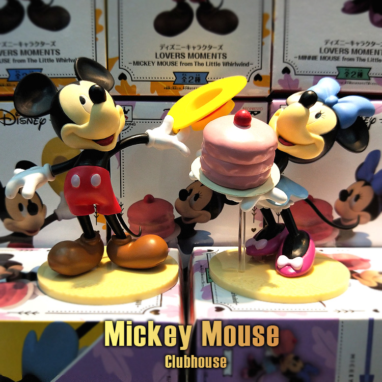 Mickey & Minnie Mouse The Little Whirlwind ของแท้ JP - Lovers Moments Banpresto [โมเดล Disney] (2 ตัว)