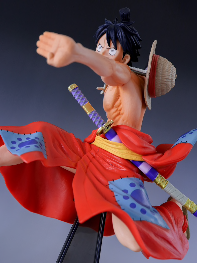 Luffy Wano ของแท้ JP แมวทอง - Battle Record Collection Banpresto [โมเดลวันพีช]